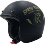 Casco Jet AFX Speed Racer negro
