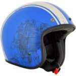 Casco Jet AFX Raceway azul - Imagen 3