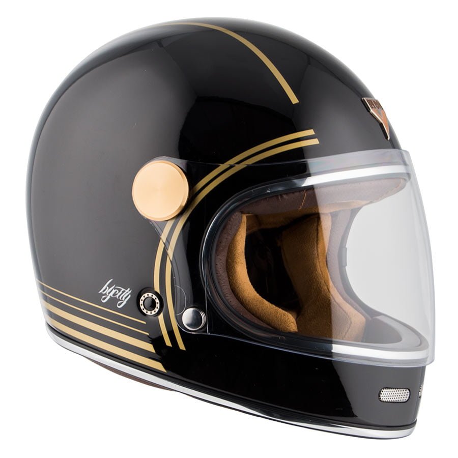 Casco-Integral-Retro-Roadster-Gold-Black.jpg Casco Roadster II Black Gold BY City - Imagen 1