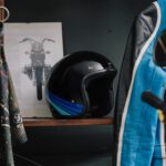 Casco Jet Retro Aqua DMD