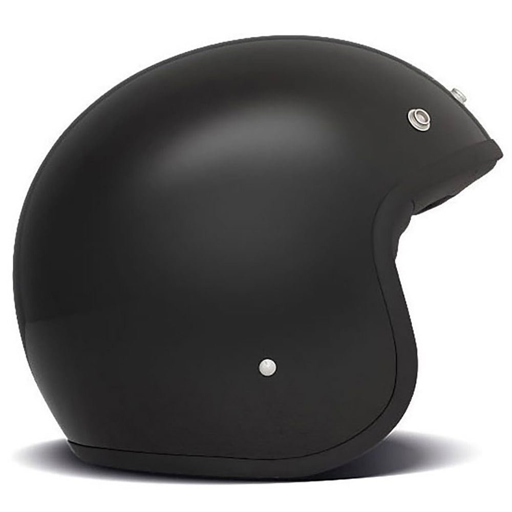 Casco-vintage-Negro-Mate-DMD.jpg Casco Retro Negro Mate DMD - Imagen 1