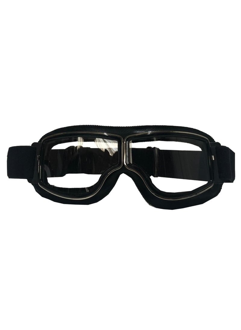 Gafa-negra-retro-cafe-racer-tranparentes.jpg Gafa negra retro café racer transparentes - Imagen 1