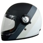 Casco Integral Retro Vega Primitive Gris - Imagen 2