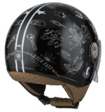 Casco NZI Zeta 2 Stickers - Imagen 2